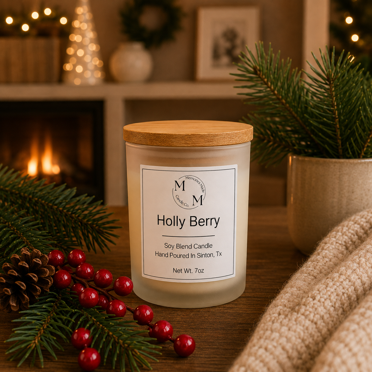 Holly Berry Candle