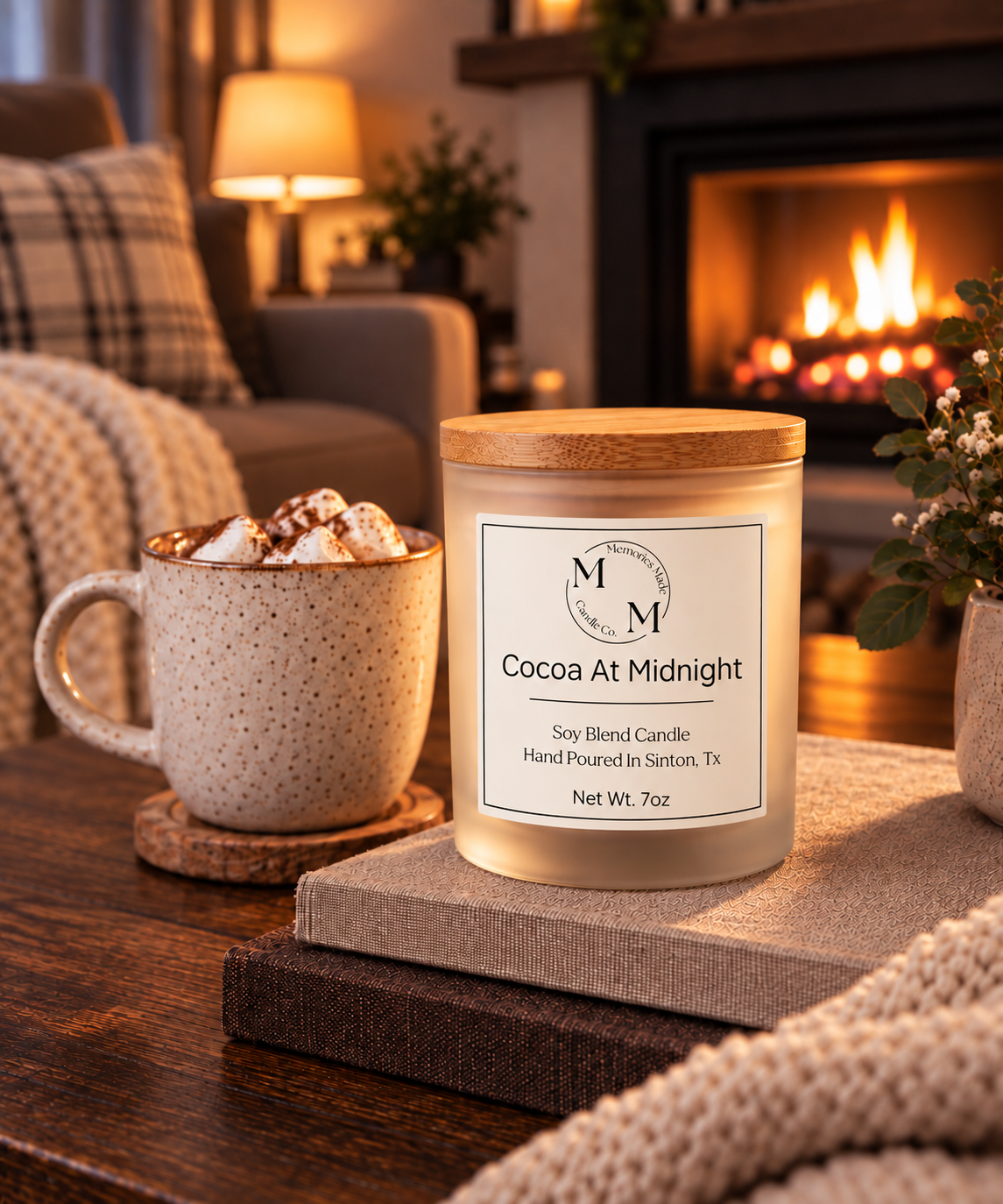Cocoa at Midnight Candle