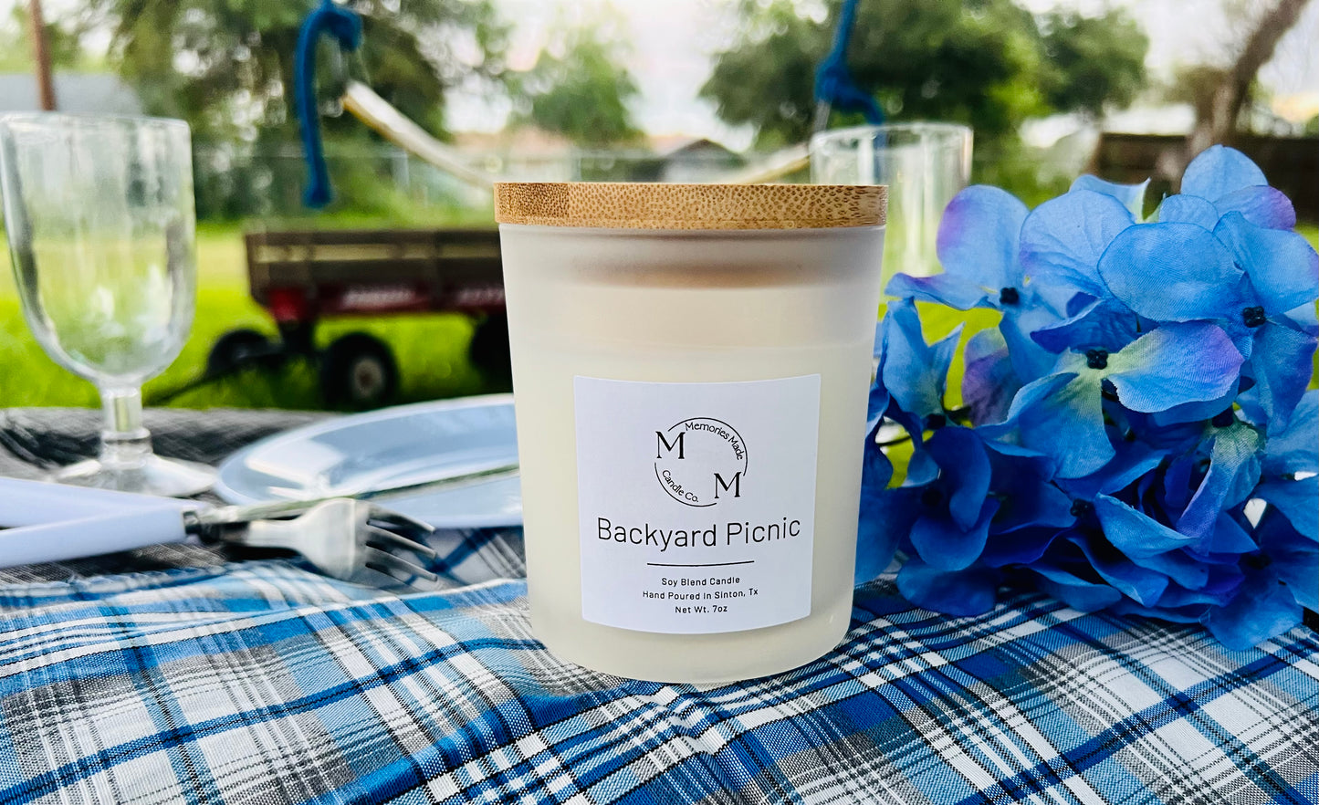 Backyard Picnic 7oz Soy Blend Candle