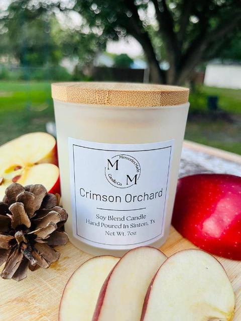 Crimson Orchard 7 Oz Soy Blend Candle