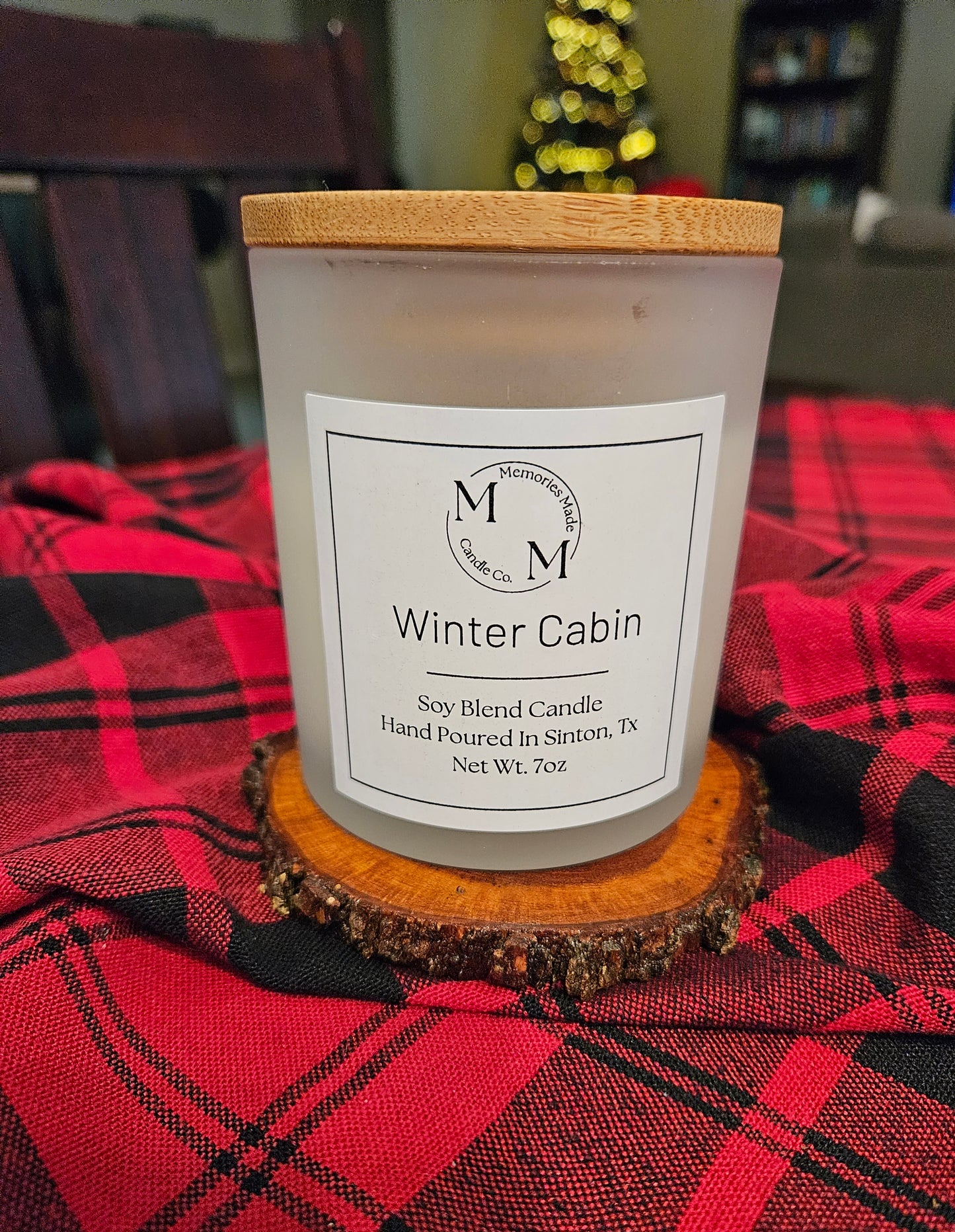 Winter Cabin 7 oz, Soy Blend Candle