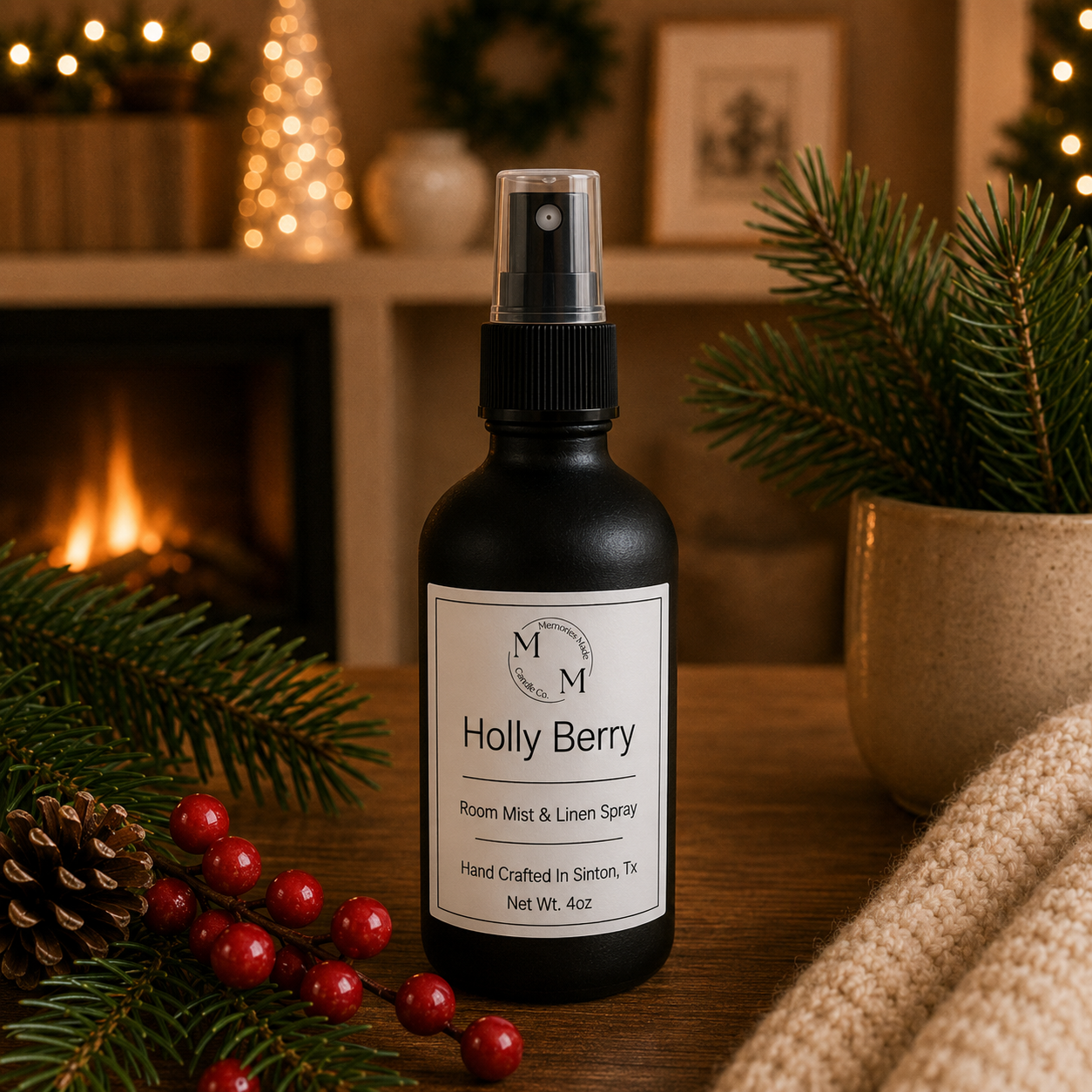 Holly Berry Room Mist & Linen Spray