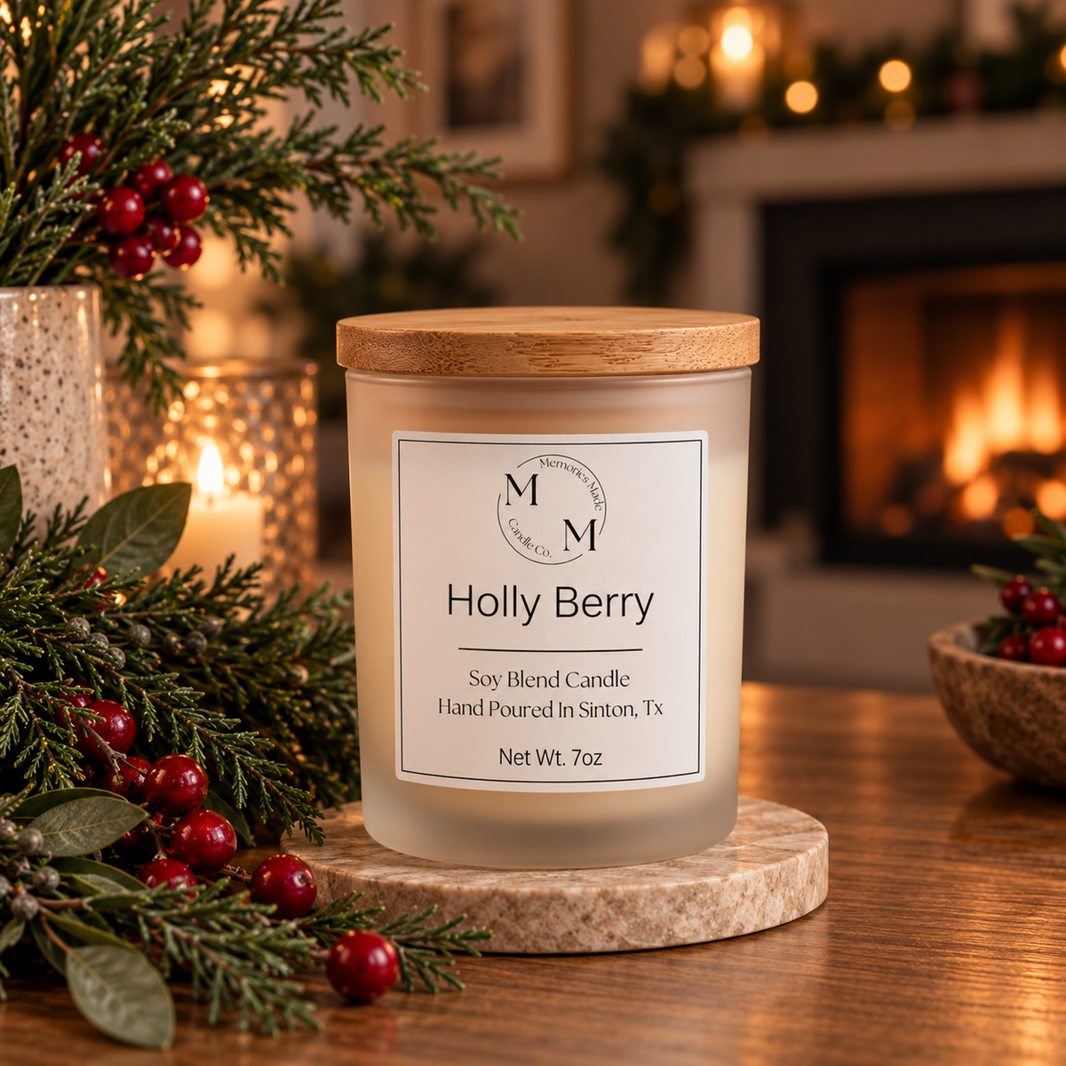 Holly Berry Candle